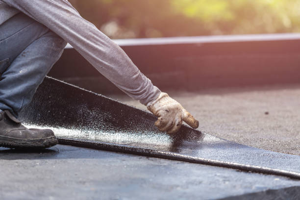 Professional Basement Waterproofing technician working in Morris, IL